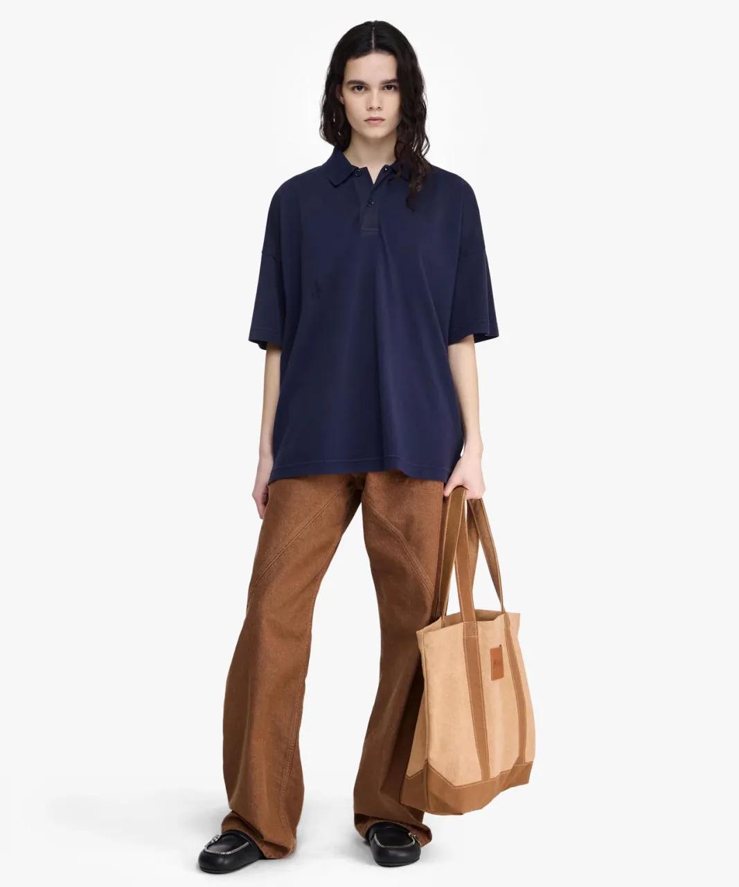 Thumbnail - J.W.Anderson - JW ANDERSON Dunkelblaues Polo - Größe S - multi