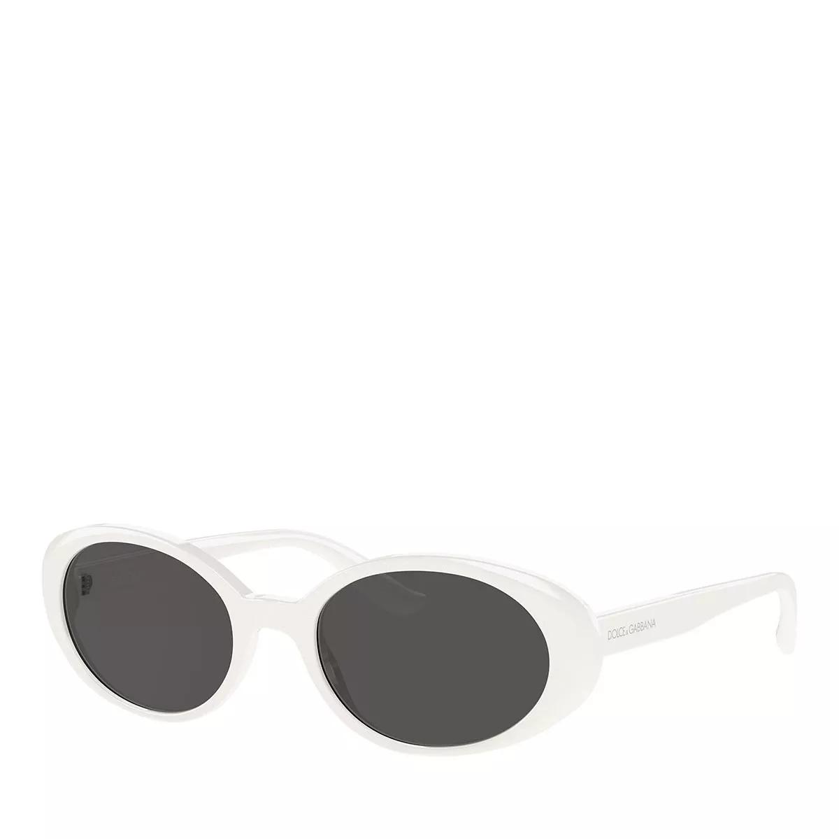 Dolce gabbana white sunglasses sale