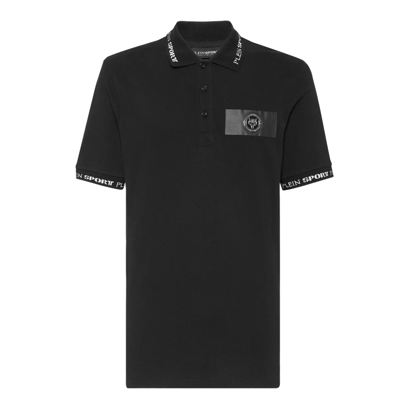 Plein Sport Top Poloshirt schwarz