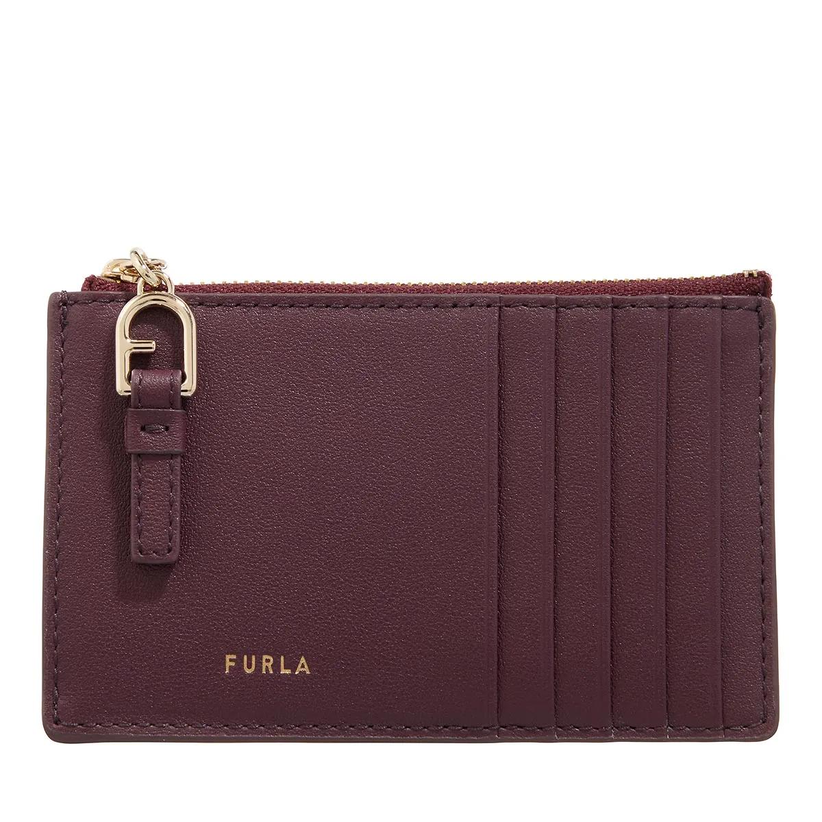 Furla Portemonnaie - Furla Nuvola M Zipped Card Case - Gr. unisize - in Rot - für Damen