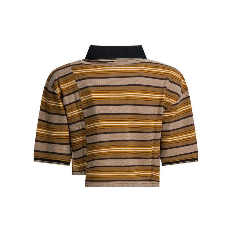 Etoile Isabel Marant Bluse Isalyne Polo Shirt Brown(Image 2)