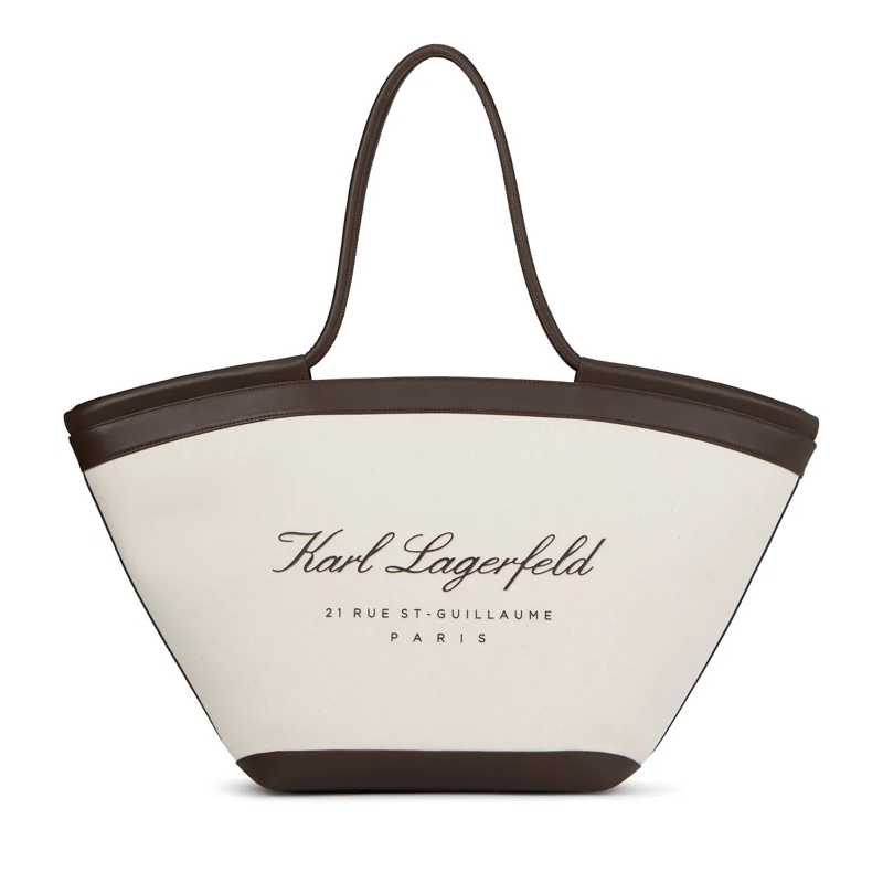 Karl Lagerfeld Shopper Hotel Karl Große Strand-Tote Bag beige