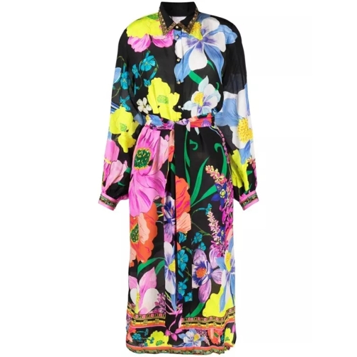 Camilla Away With The Fairies Multicolored Midi Dress Black 