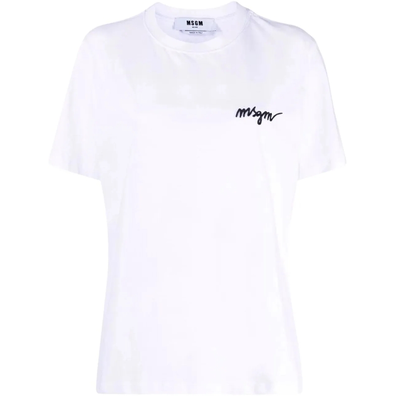 MSGM T-Shirt t-shirt white weiß
