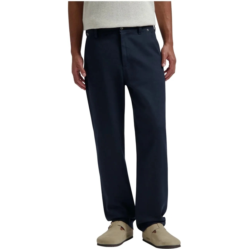 ØLÅF Jeans mit geradem Bein olaf Workwear Pants Jeans Donkerblauw M200402 blau(Image 3)