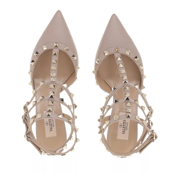 Valentino rockstud hotsell heels poudre