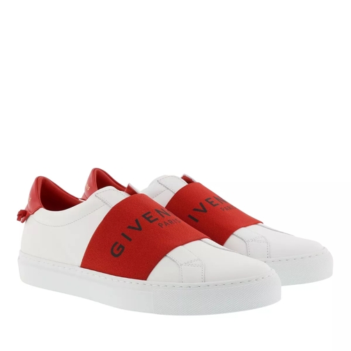 Givenchy Paris Webbing Sneaker Leather White/Red Slip-On Sneaker
