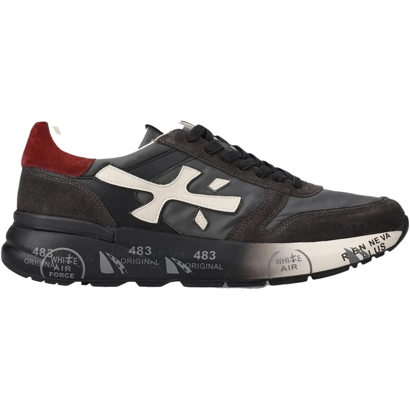 Premiata Low-Top-Sneaker Heren Mick grau