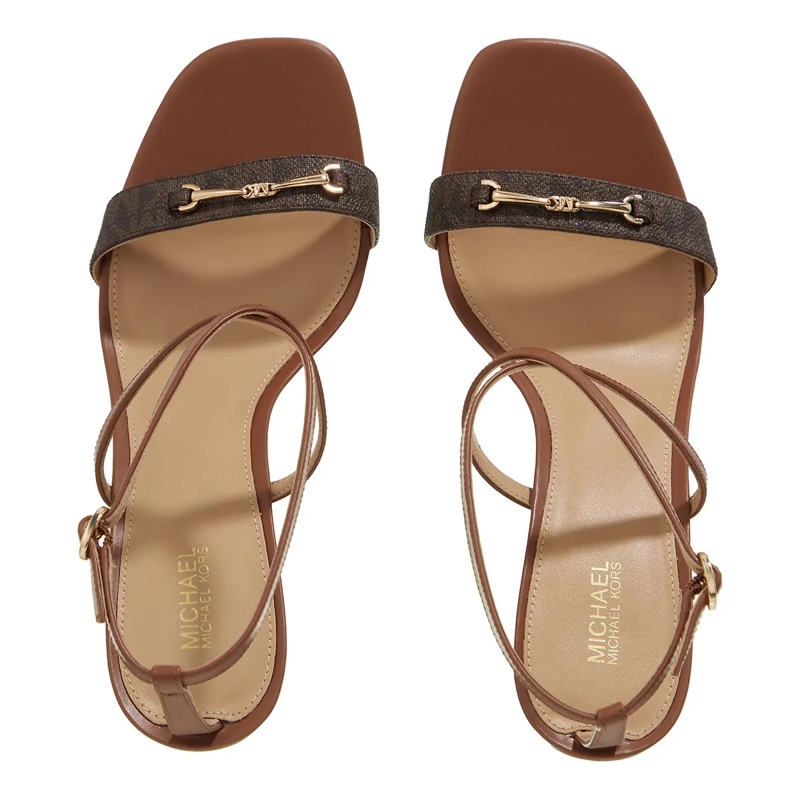 MICHAEL Michael Kors Sandaletten mit Absatz Lena Heeled Sandal Brn/Luggage(Image 5)