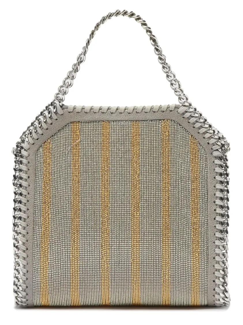 Stella Mccartney Shoppers & Totes "Falabella" Micro Tote Bag in grijs