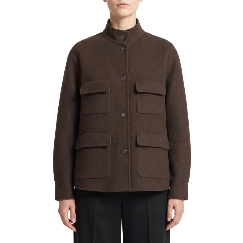 Lis Lareida Veste de transition Jacke aus Woll-Mix braun(Image 2)