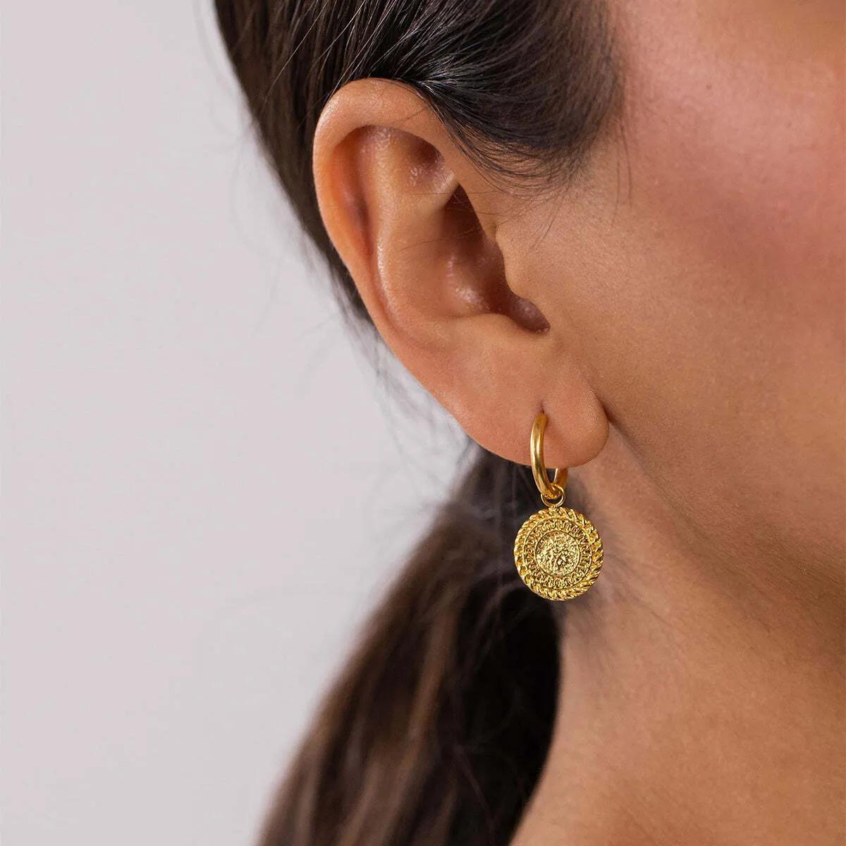 Thumbnail - Purelei Ohrringe - Ohrhänger Waina - Gr. unisize - in Gold - für Damen