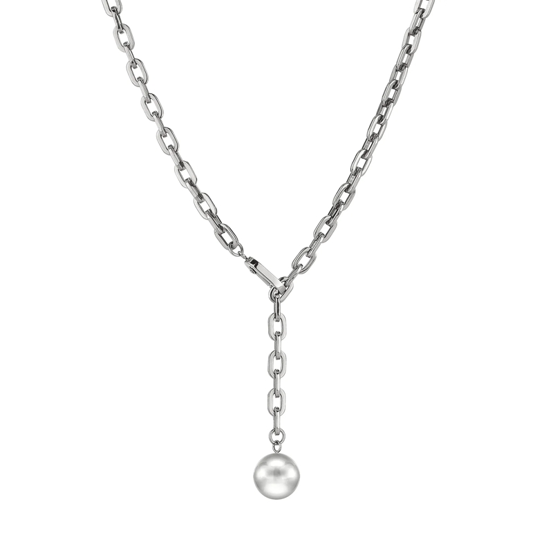 Liebeskind Berlin Mittellange Halskette Edelstahl Halskette gold