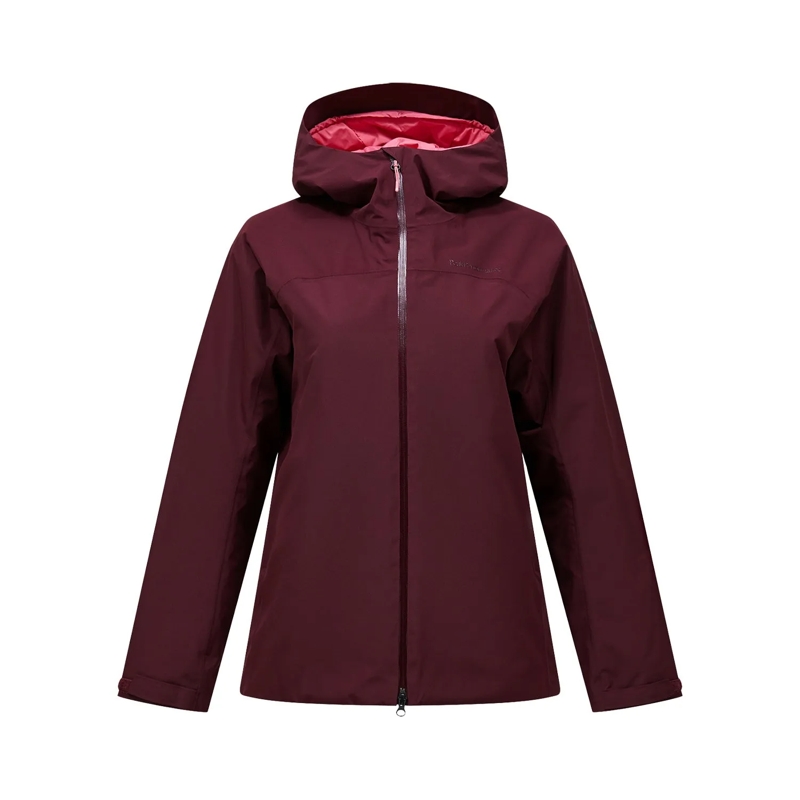 Peak Performance Übergangsjacke Jacke Treeline Hipe rot
