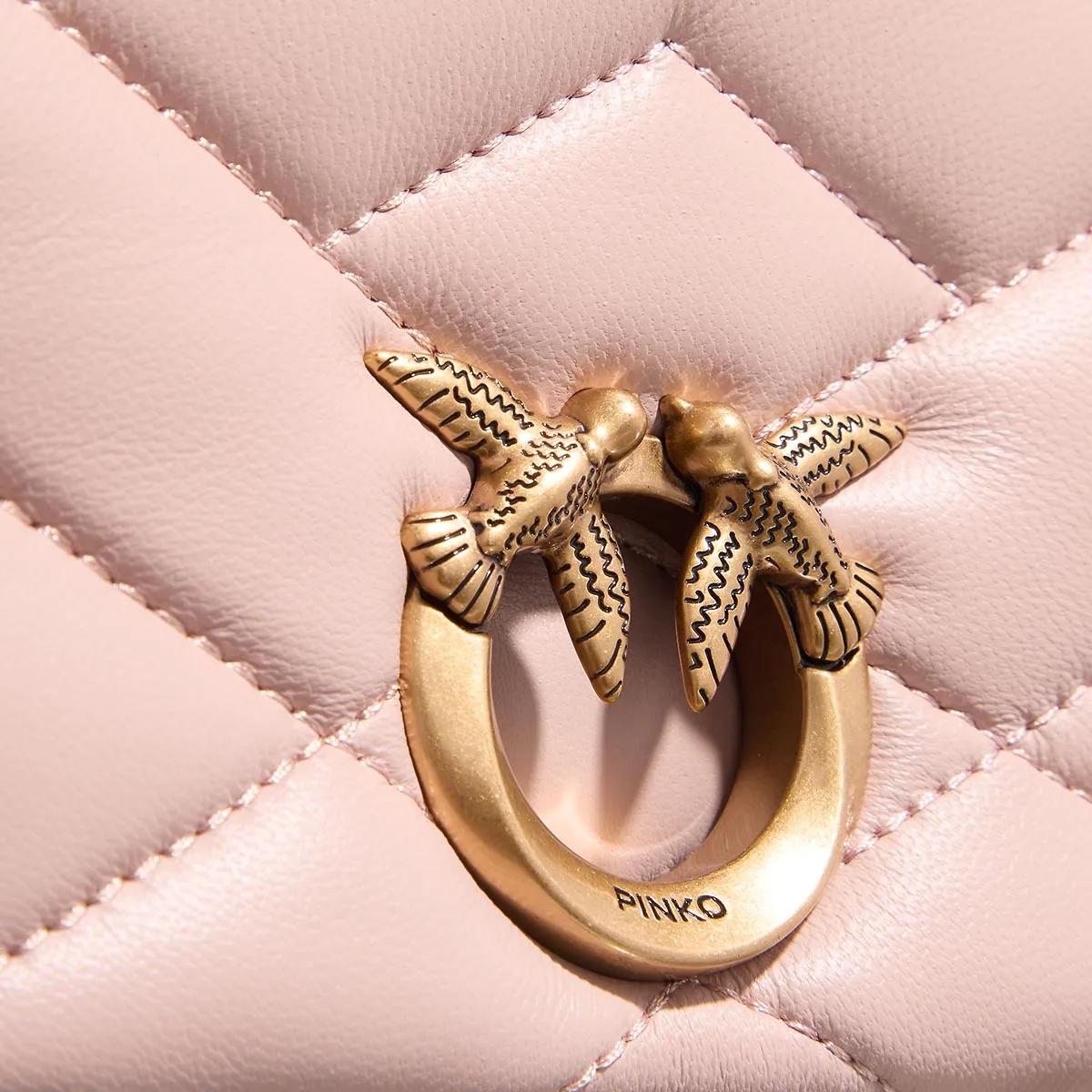 pinko Crossbody bags Love Click Puff Baby in poeder roze