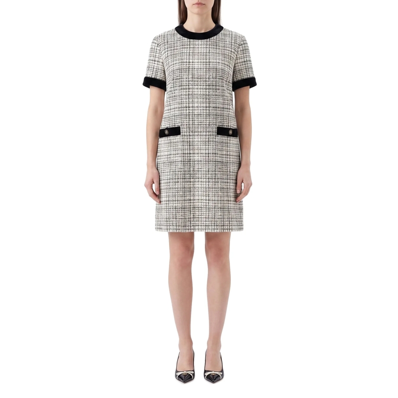 Valentino Garavani Minikleid Midikleid aus Schurwolle-Seiden-Mix weiß(Image 2)