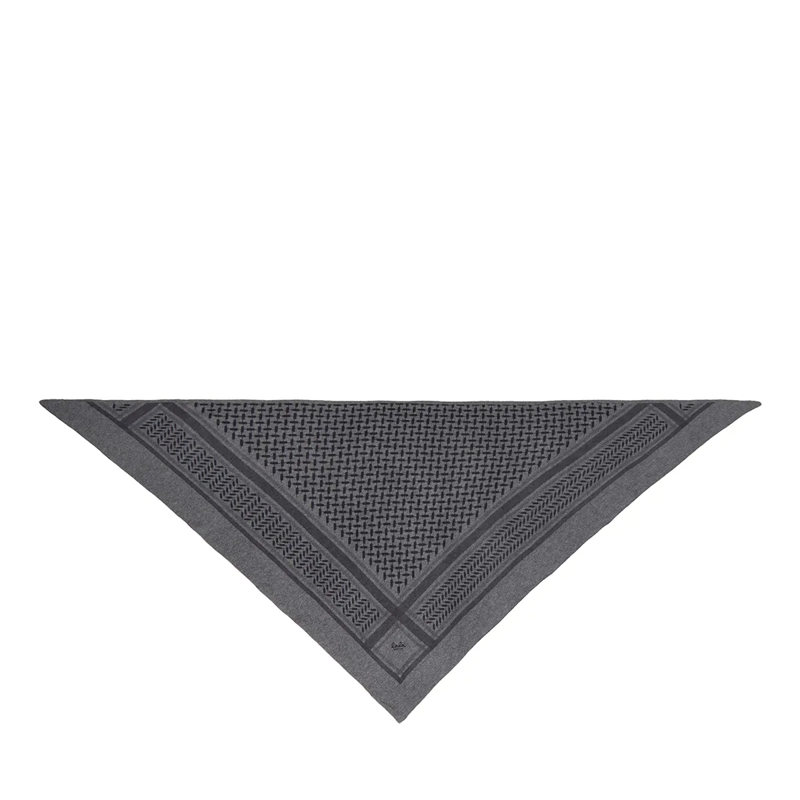 Lala Berlin Kaschmirschal Triangle Trinity M Lubecca Dark Grey Melange