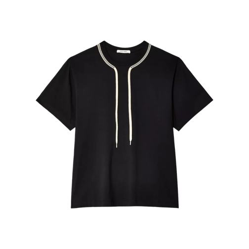Craig Green Flatlock T-Shirt mit Schnürendetails black/cream black/cream 