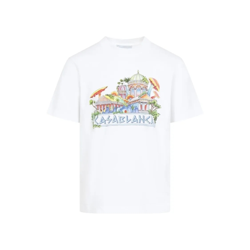 Casablanca The Road To Knowledge Printed T-Shirt White T-Shirts