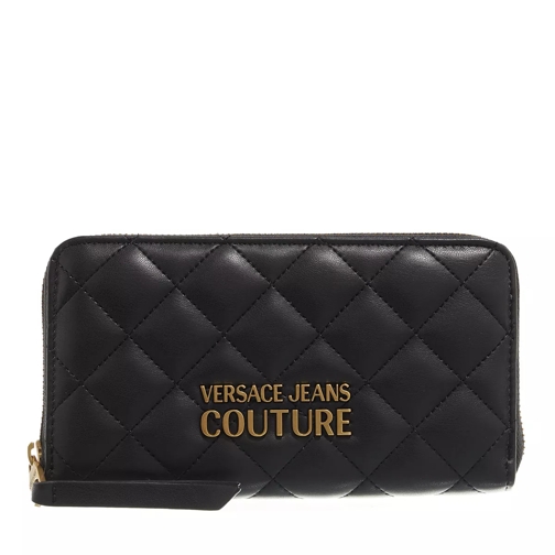 Versace Jeans Couture Wallet Black Portafoglio con cerniera