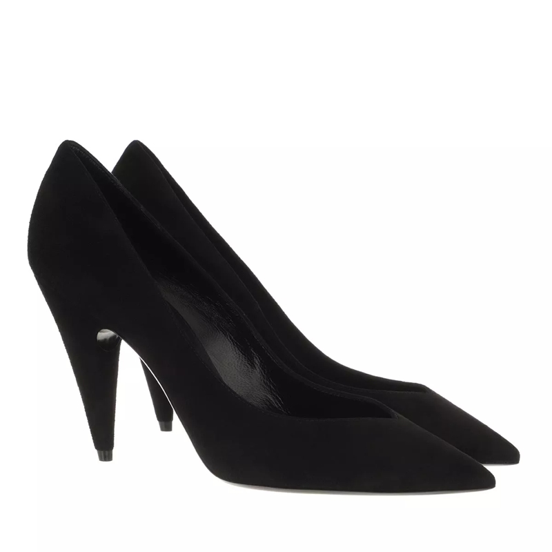Saint Laurent Pumps Paris Pumps Suede Black