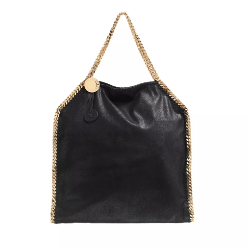 Stella McCartney Large Tote Falabella Gold Chained Bag Black Draagtas