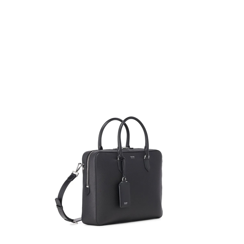Tom Ford Schultertasche Laptop-Tasche aus Leder schwarz(Image 3)
