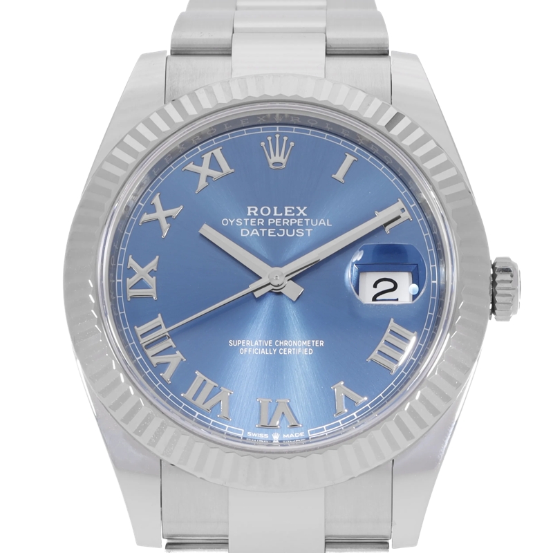 Rolex Montre automatique Datejust Blau