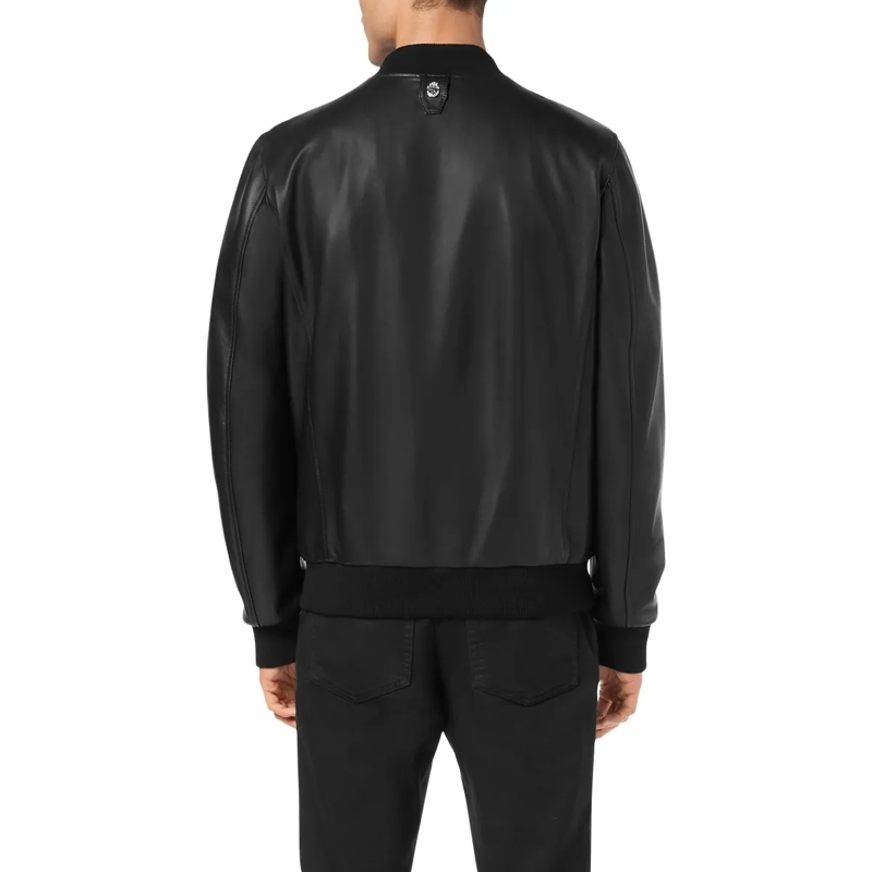 BILLIONAIRE Daunenjacke Lederjacke schwarz(Image 2)