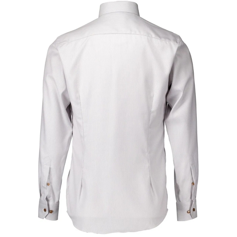 Eton  Eton Semi Solid Signature Twil Shirt Lange Mouw Ov beige(Image 3)