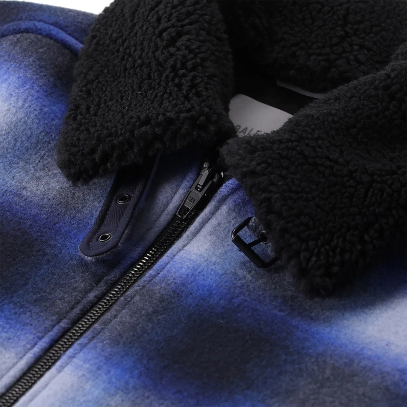 Balenciaga Jacke Jacke aus Wolle blau(Image 4)