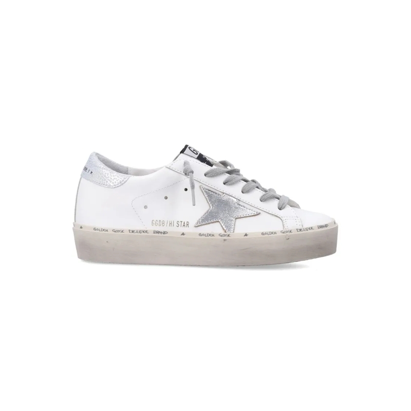 Golden Goose Lage-top sneaker Low-Top Vintage-Inspired Leather Sneakers With Met White