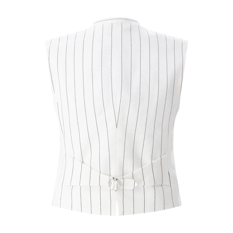 windsor. Weste Weste mit Nadelstreifen weiß(Image 2)