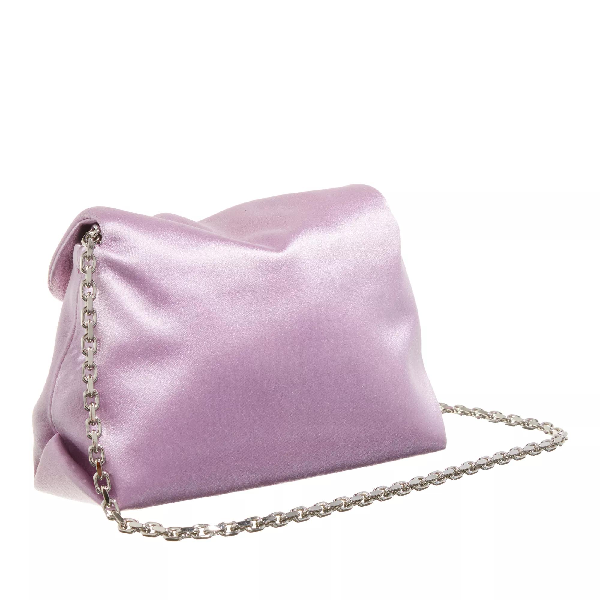 Roger Vivier Crossbody bags Bouquet Strasse Drape Micro Bag in paars