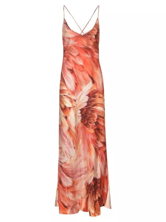 Roberto Cavalli - Orange Long Dress - Größe 46 - orange