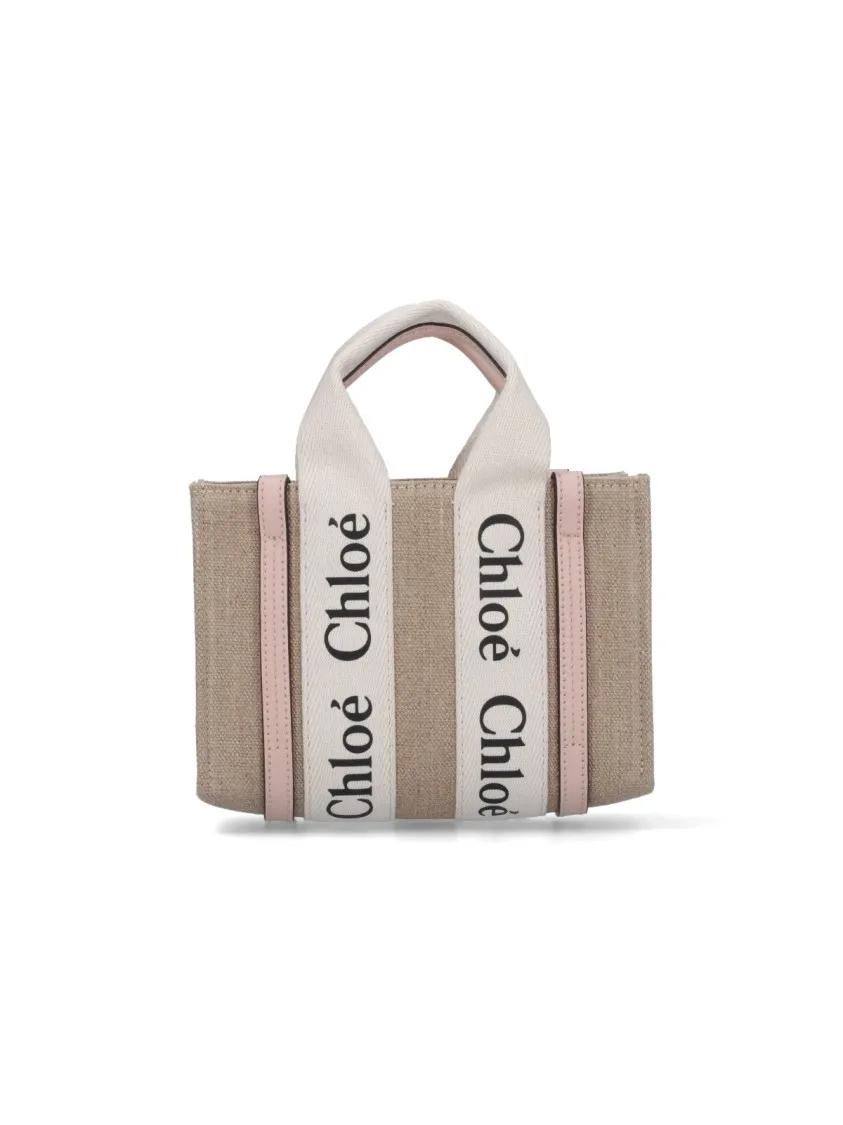 Chloé Crossbody bags "Woody" Mini Bag Beige in beige