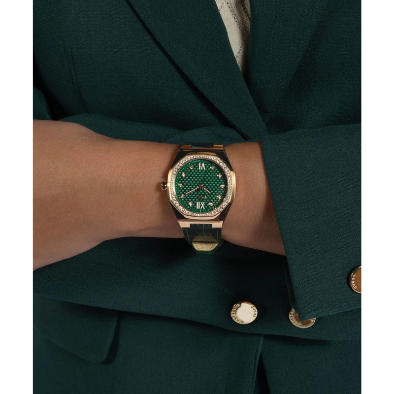 GC Quarzuhr Analoge Uhr Gc Coussin Sleek Lady schwarz(Image 5)