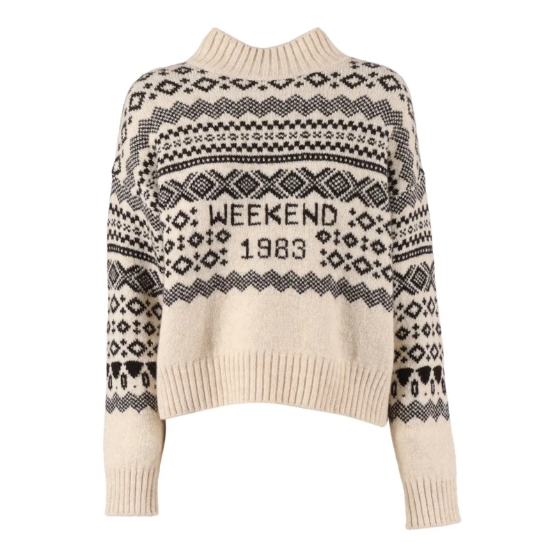 Max Mara Pullover Brioso1234 Jersey White