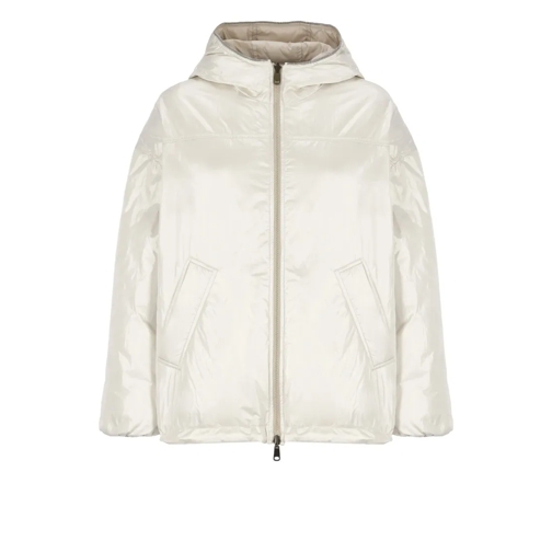 Brunello Cucinelli Übergangsjacke Ivory Down Jacket White