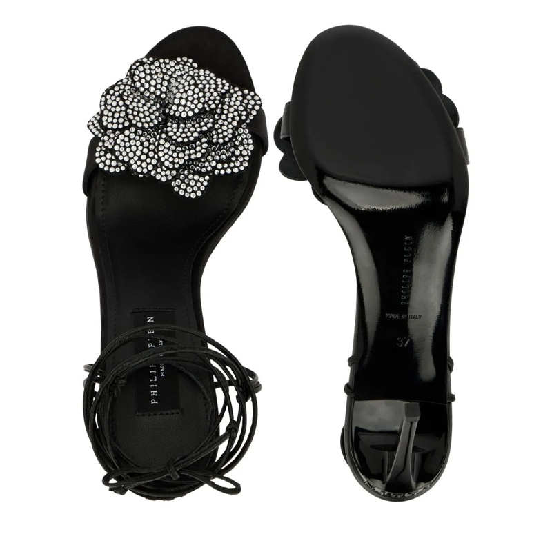 Philipp Plein Riemchensandalen Zeigen Sie Ihre Entschlossenheit und modische Seit schwarz(Image 4)