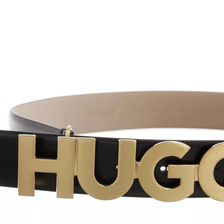 Hugo Zula Belt Black | Ledergürtel