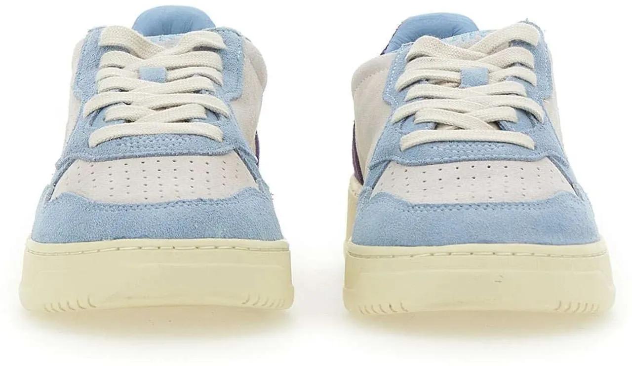 Thumbnail - Autry Low-Top Sneaker - Tri-Color Suede Medalist Low Sneakers With Padded - Gr. 39 (EU) - in Beige - für Damen