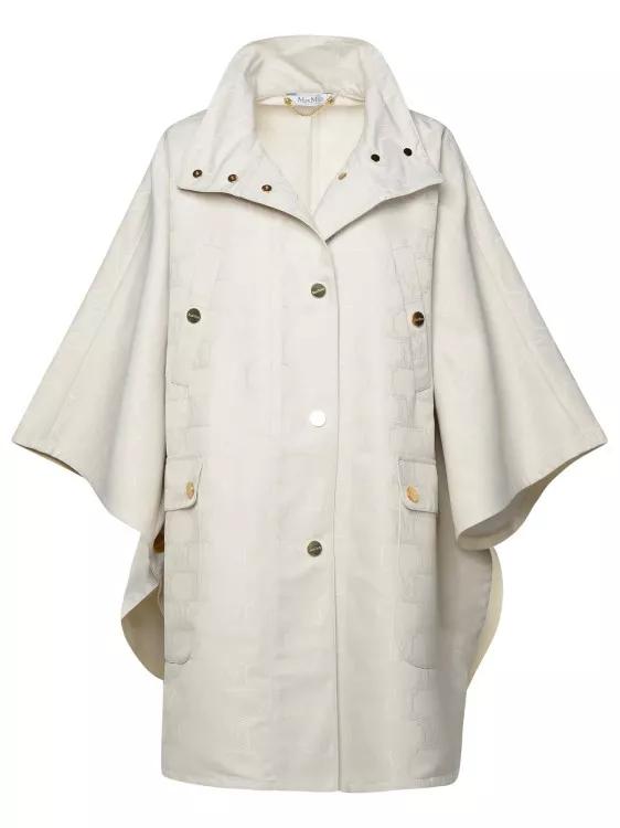 Max Mara - Ivory Polyester Hood - Größe ONE SIZE -