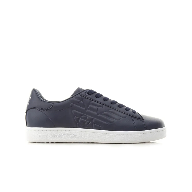 Emporio Armani Lage-top sneaker Blue Round Toe Sneakers Blue