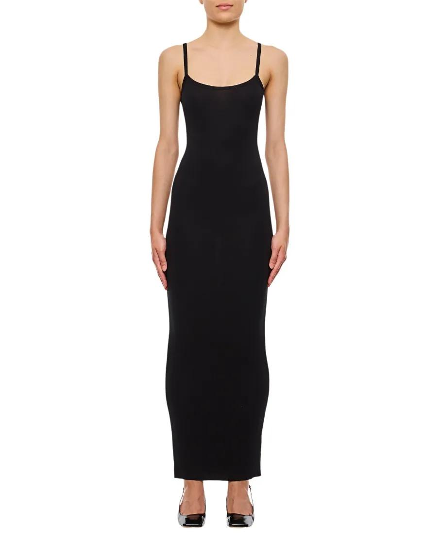 COTTON CITIZEN - The Verona Spaghetti Maxi Dress - Größe L - schwarz