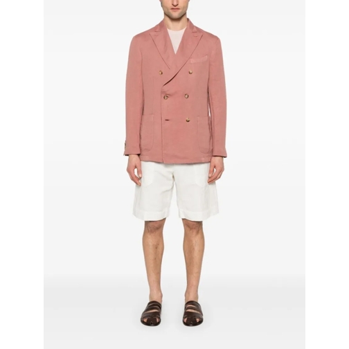 Boglioli Blazer Double-Breasted Cotton Jacket Pink (Image 5)