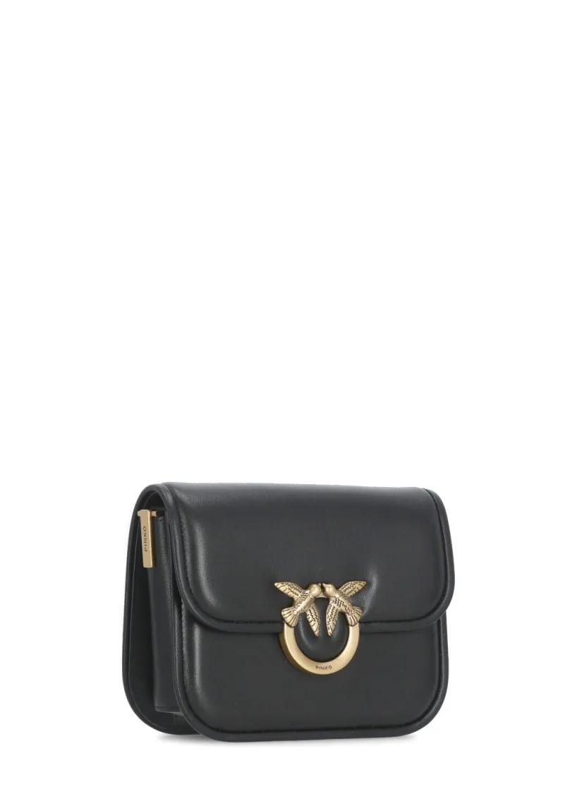 Pinko Hobo bags Black Love Box Mini Bag in zwart