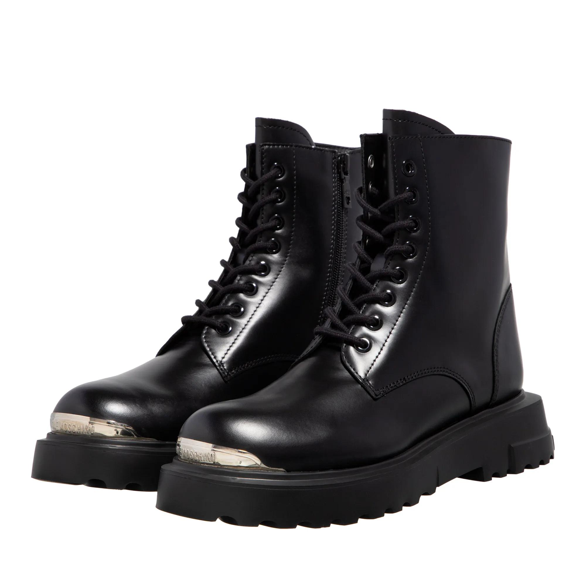 Love Moschino Boots & Stiefeletten - Square Love Stivaletto Donna - Gr. 35 (EU) - in Schwarz - für Damen