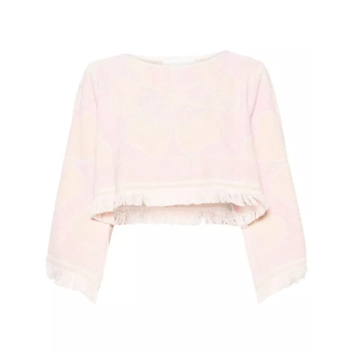 Zimmermann Pop Toweling Pink Top Neutrals 