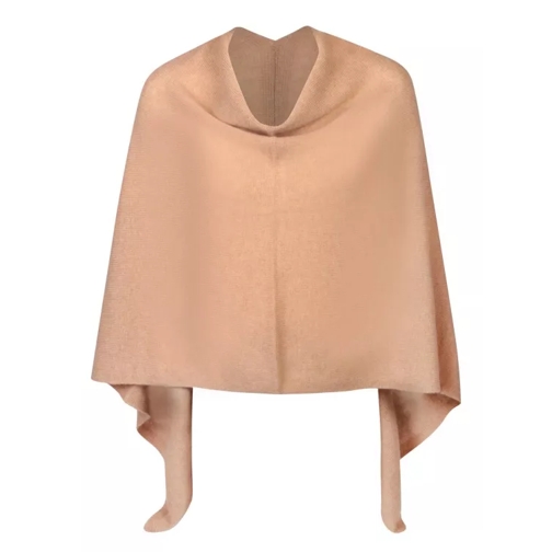 Blanca Vita Round Neck Cape Brown 